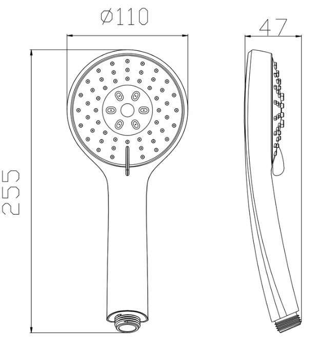 SANI-WARE PS43 Shower Head 
