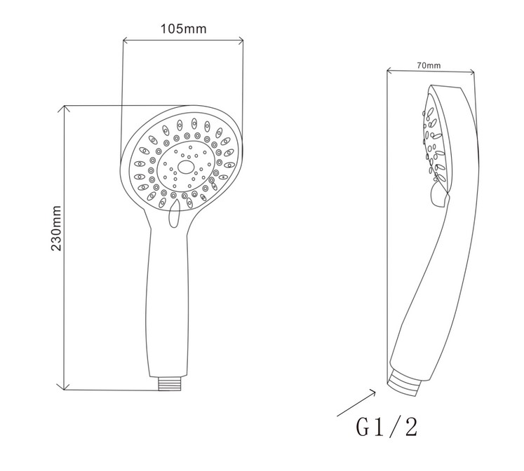 SANI-WARE PS42 Shower Head